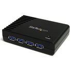 StarTechMD ® Concentrateur SuperSpeed USB 3.0 à 4 ports, noir-Connecte simultanément les appareils USB 3.0 et les appareils USB plus anciens à leur vitesse maximale respective avec une rétrocompatibilité USB 2.0/1.x