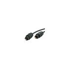StarTech THINTOS3 3' Toslink Male to Male Audio Cable-Toslink Male connectors for tethering two devices