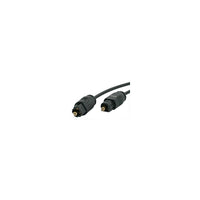 StarTech THINTOS3 3' Toslink Male to Male Audio Cable-Toslink Male connectors for tethering two devices