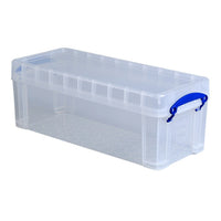 Really Useful Boxes 6.5L Storage Box, Clear-6.5 Litre