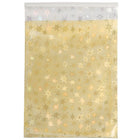 JAM Paper Foil Envelopes, 6.25 x 7.88, Gold Stars, 100 Pack (01323274B)-Gold