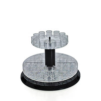 Azar Displays 2-Tier Counter Display with Acrylic Tester Tray (225010)-Made from acrylic