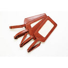 Ashlin® - Porte-adresse Alabama, brun clair, ens./4-Sangle amovible