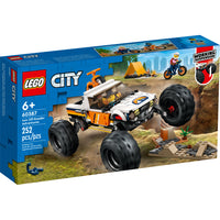 LEGO City 4x4 Off Roader Adventures Playset - 252 Pieces-Off-roading camping fun for kids aged 6 and above
