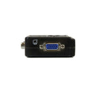 StarTech 2 Port Black USB KVM Switch Kit with Audio and Cables-Cables (4 ft.) included