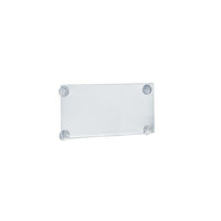 Azar Displays 11" x 8.5" Window Mounting Sign Holder with Suction Cups, 2 Pack (106615)-Sign holder