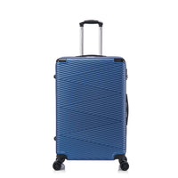 TOSCANO INTRECCIARE 30" Hardside Large Luggage - Blue-Designed in Italy