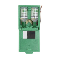 Plum Small Heated Eyewash Station-Dust-proof wall station in shock-proof polystyrene, includes 2 500mL eyewash
