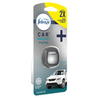 Febreze Car Heavy-Duty Air Freshener Vent Clip - Crisp Clean-Adjust the scent intensity your way from low to high
