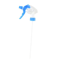 Globe Trigger Sprayer & Tube, 9.25", Blue, 100 Pack (3558B)-For Use with 24oz Bottle #3571