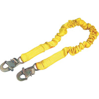 DBI Sala Shockwave 2 Lanyards with Snap Hook, 1 Leg-Tubular core style lanyards uniquely designed to expand and contract in reaction to a workers movements