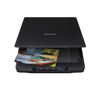 Epson Perfection V39 II Colour Photo and Document Flatbed Scanner -Amazing image clarity and detail - 4800 dpi optical resolution (1), ideal for photo enlargements