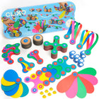 Clixo Wheel Creator Pack - 72 Pieces-Whether you click the wheels on a car, a rolling peacock, or a speedy elephant, this pack leads kids to creative discoveries in motion.