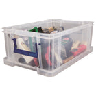 Boîte de rangement en plastique Bankers Box 10L-Solution idéale pour organiser votre maison, votre bureau, votre salle de classe, votre espace de travail et votre garage