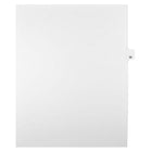 Mark Maker Legal Exhibit Index Tab White Single Tabs, 1/25th Cut, Letter Size, No Holes, Number 59, 25 Pack-White Single Tabs, 1/25th Cut