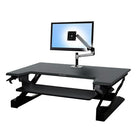 Ergotron WorkFit-TL Desktop Sit-Stand Workstation, Black (33-406-085)-Shipping Dimensions: 42" x 33.5" x 8.25"