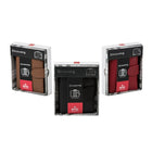CHAMPS Leather RFID Double Card/ID Holder with Tab Closure, Red-Tab Closure