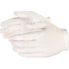 Superior Gloves, Ladies Inspection Glove, Poly/Cotton, Hemmed Cuff, Ladies, 144 Pack-Cuff Style Hemmed