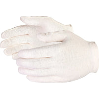 Superior Gloves, Ladies Inspection Glove, Poly/Cotton, Hemmed Cuff, Ladies, 144 Pack-Cuff Style Hemmed