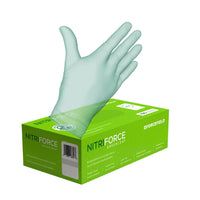 ForceField Nitriforce Greenleaf Disposable Examination Gloves - Small - 100 Pack-General use