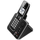 Panasonic KXTGC392B 2-Handset Cordless Phone with Answering Machine, Black-Call Block- 60 Entries