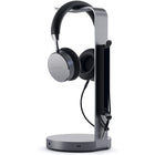 Satechi Headphone Stand w/ USB-C to USB-A - Space Grey-Featuring convenient 3-USB-A data transfer ports