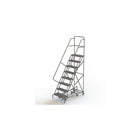 Tri-Arc Manufacturing All Directional Rolling Ladder, No. of Steps: 8, Platform Height: 80", Platform Depth: 10" (KDED108242)-No. of Steps: 8