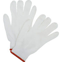 Zenith Safety String Knit Gloves, Polyester, 10 Gauge, Large, 24 Pack-Coating Non-Coated