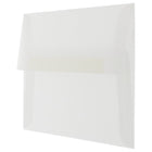 JAM Paper A10 Invitation Envelopes, 6 x 9.5, Clear Translucent Vellum, 1000 Pack (31284B)-Size: A10 (6" x 9-1/2")