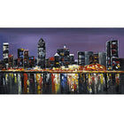 Designart Montreal At Night- Fine Art Canvas Print, (PT2018-32x16)-Print