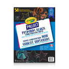 Crayola Project Premium Construction Paper - Black - 50 Sheets-Includes 50 sheets of premium construction paper in black