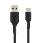 Belkin 6' USB-C To USB-A Cable - Black-USB-IF certified to ensure compatibility