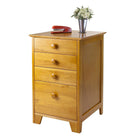 Winsome Studio Filing Cabinet, Honey-Assembly required