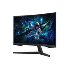 Samsung 27" Odyssey G5 QHD 1ms 165Hz Curved Gaming Monitor - Black-Awe-inspiring graphics with HDR10. A kaleidoscope of shades brings game scenes to life with vibrant colours. Uncover the secrets hiding in the shadows with deep dark blacks, luminous whites, and outstandingly detailed resolution.