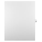 Mark Maker Legal Tabs - Letter Size - White - 1/25th cut - 25 tabs per package - 5 packages Pack - Number 163-White Single Tabs
