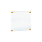 Azar Acrylic Gallery Wall Floating Frames - 20" x 20" - Gold Stand Off Caps - 4 Pack-Sold in a Set of: 4