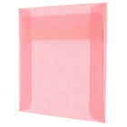 JAM Paper Enveloppes carrées translucides, 6 x 6 po, rose dragée, 250/paquet-Intérieur vierge où écrire un mot personnalisé
