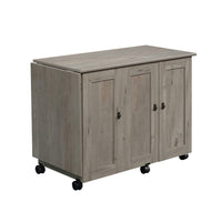 Sauder Select Craft Cart - Mystic Oak (426136)-Mystic Oak - Engineered Wood