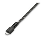 Cat 10ft Braided Nylon Micro USB to USB Charge and Sync Cable-RF shield for faster sync with less interference