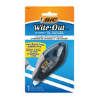 BIC Wite-Out EZ Correct Grip Tape - White - Tear-Resistant Tape -What's included: One 1-count pack of BIC Wite-Out Brand EZ Correct Grip Correction Tape, a tear-resistant, film-based correction tape with a tape dispenser offering maximum comfort and control