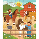 Petit Collage At The Ranch Puzzle Tin - 64 Pieces-Perfect for ages 4+