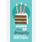 Millbrook Studios – Cartes de souhaits et enveloppes, Wishing You The Most, 5 3/8 x 7 3/4 po, 18/paquet (06242)-Imprimées sur du papier cartonné non couché