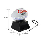 Coors Light Hot Air Popcorn Maker and Football Serving Bowl-Perfect gift for beer and football fans
