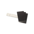 Moleskine Journal - Ruled - Large - Black - 3 Pack-Ivory coloured acid free paper