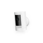 Ring Outdoor Stick Up Cam Battery - White-See, hear, and speak to people from your phone, tablet, or select Echo device with Stick Up Cam Battery, a battery-powered camera that can be mounted indoor or out