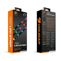 Cougar RGB LED Strip-Two long LED strips with 15 RGB LED's will cover all areas of your case in light