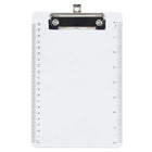 JAM Paper Small Plastic Clipboards, 6 x 9, Clear, 12 Pack-Dimensions: 6 x 9
