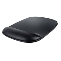 StarTech Mouse Pad with Wrist Support - Black-COMFORT AND UTILITY: Reduce strain and work in greater comfort with this ergonomic mouse pad while helping to support your wrist as you work. The smooth mouse area (6.7" x 7.1") enables accurate mouse tracking