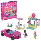 MEGA Barbie Convertible and Ice Cream Stand Building Playset - 225 Pieces-Fun building playset for kids aged 6 and up