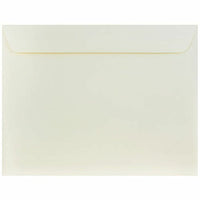 JAM Paper 10" x 13" Booklet Strathmore Envelopes - Natural White Wove - 500 Pack-Natural White Wove Envelope